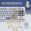 jeefull power 75% Wireless Mechanical Gaming Keyboard with TFT Screen