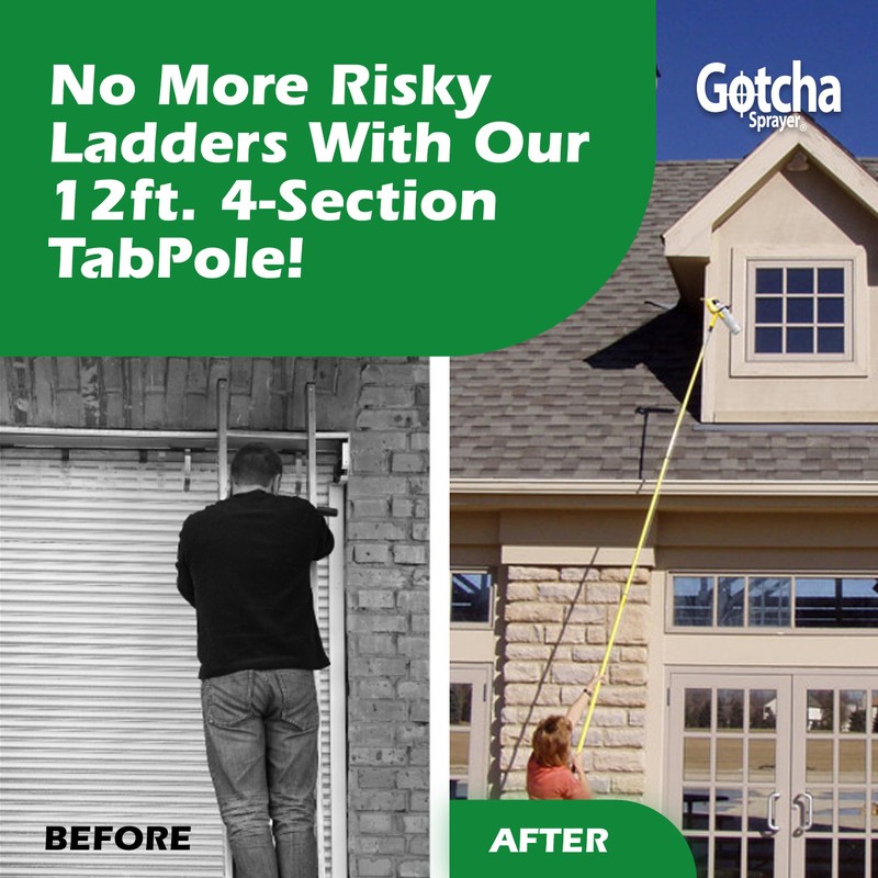 Gotcha Sprayer Homeowner USA-Made Combination Kit - Includes a 12ft.