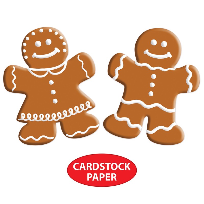 Decorative Mini Gingerbread Cutouts Pack of 6
