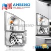 Cahuczlhoz Halogen Headlight with Corner Lamp Assembly Fit 2008-2020 ISUZU