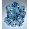 Würfelzeit Alyen 7214 Cube W6 12 mm, White/Blue M/Black (Set
