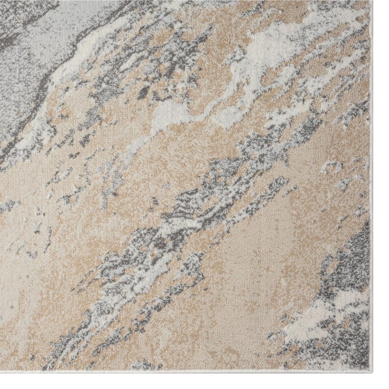 LUXE WEAVERS Modern Abstract Indoor Beige 5x7 Area Rug