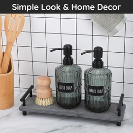 Segbeauty Stone Drying Tray, Water Absorbing Diatomite Tray with Handle for Sink, Kitchen Sink Organizer, Bathroom Soap Holder, Small