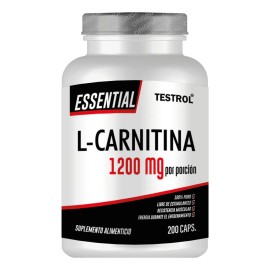 L-carnitina Essential 1200mg 200 Caps Testrol