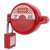 Lockout Tagout Valve Lock with Safety Padlock Heatproof Impact Resistant