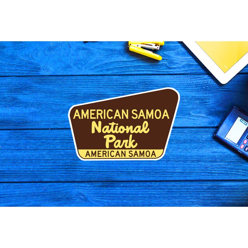 American Samoa National Park Travel Sticker Decal 3.75" Vinyl