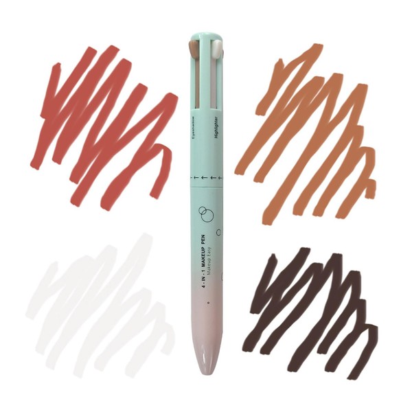 Makeup Pen, 4-in-1, Eye Liner, Brow Liner, Lip Liner, Highlighter
