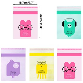 Hioph Car Garbage Bags,60 PCS Mix Color Easy Stick-On Disposable Auto Trash Bags Paste Type with No Trace Strong Sticky Strip Portable Hanging Rubbish Bag,Storage Bag for Cars,Home,Kitchen and Office