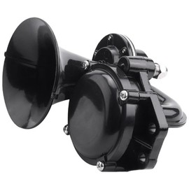 Lyaciomn 1 Piece 12V 24V Electric Snail Air Horn 120DB Loud Sound Horn Truck Air Horn for Truck Van