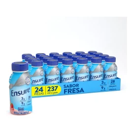 Ensure 237ml Sabor Fresa - 24 Pack
