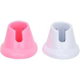 JJLFresheners 2Pcs Soft Rubber Nail Polish Bottle Holder Nail Polish Stand Anti-Spill Nail Art Organizer Display Manicure Tools for Nail Art Salon Professional Design Nail Art and Polish