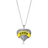 Inspired Silver - COPD Awareness - Silver Necklace for Women