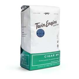 Twin Engine Coffee NICARAGUAN CIGAR BLEND #1 - Medium Roast, Whole Bean, Nicaraguan Coffee, 400g 14.1oz | Rich Specialty Grade Coffee packaged at the source | Nicaragua's Coffee