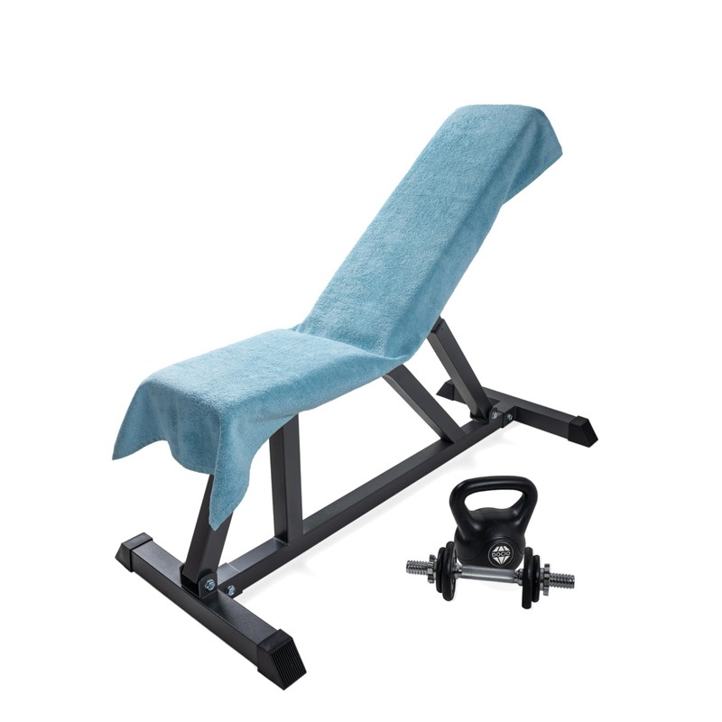 DOCIO Sports Towel, Fitness Towel with Fixation, 130 x 50