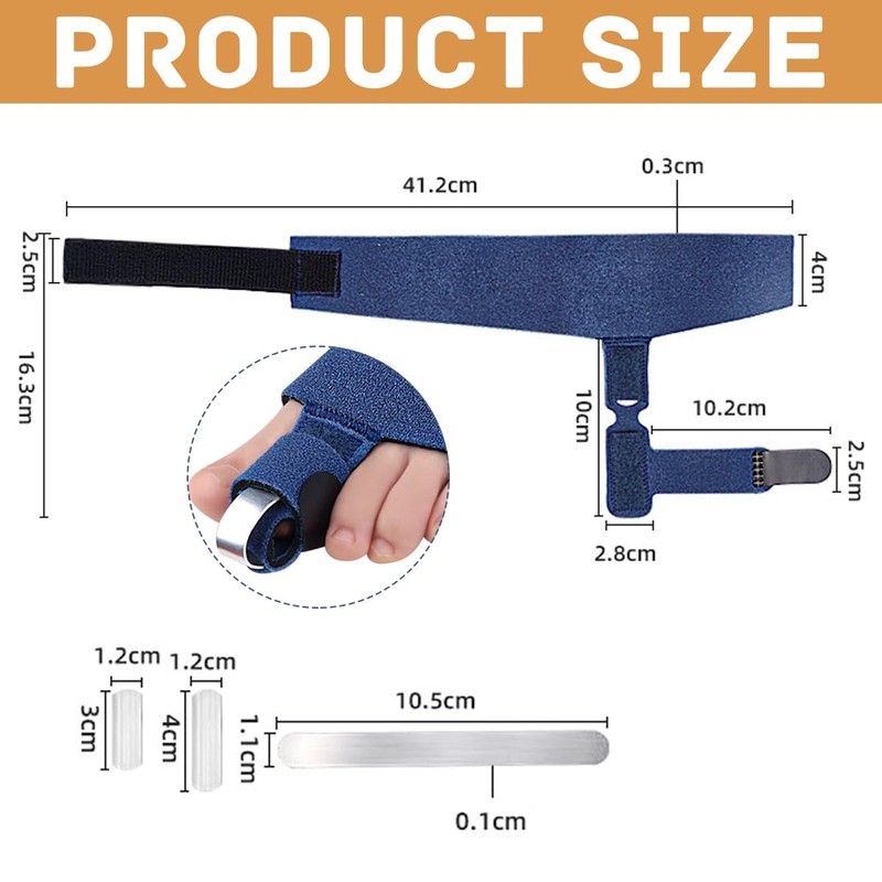 LINXIU Toe Splints for Straightening Toe Corrector Brace Toe Straightener