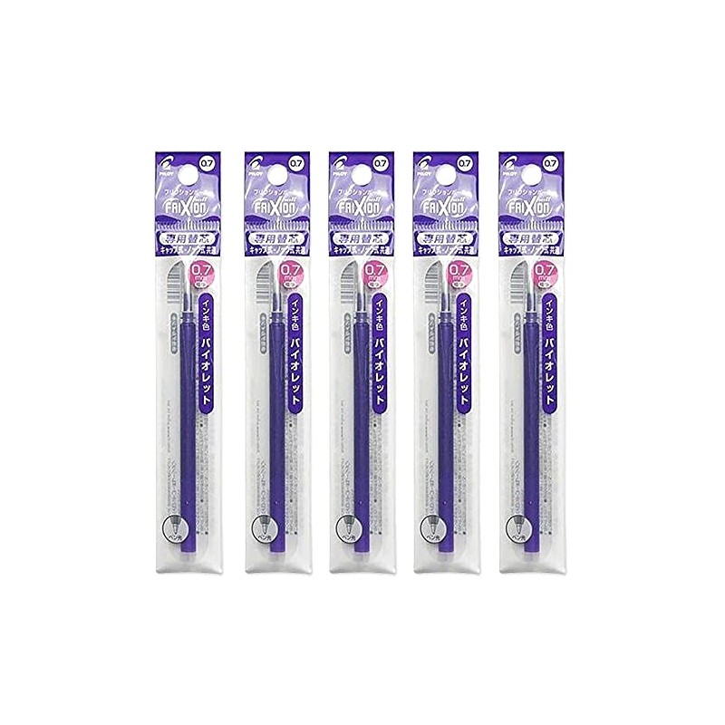 Pilot LFBKRF12FV FriXion Ball Refill, 0.7mm, Violet, 1 Pack x