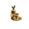 LivuX 1035 Large Rooster Egg Holder Aluminium with Bronze Alloy