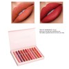 10PCS Matte Liquid Lipstick Makeup Set Waterproof Non Stick Cup