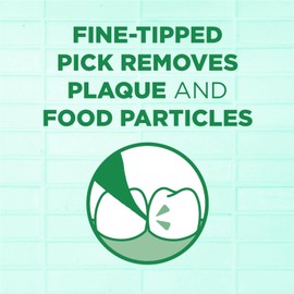 GUM Twisted Mint Floss Picks - Twisted Threads, Shred-Resistant Floss, Easy Grip Handle, 150 Count (Pack of 1)