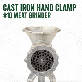 LEM Products #10 Cast Iron Clamp-On Hand Grinder, Cast Iron with Tin Plating