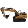 Backhoe Loader Heavy Duty Wheeled Excavator Durable 1: 60 Scale