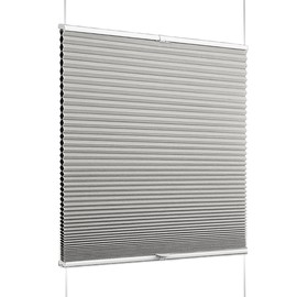 Flamax Custom Size Tension Holding Top Down Bottom Up Cellular Shades, Room Darkening Blackout Top Down Bottom Up Cellular Shades, Energy-Saving Honeycomb Blinds, Noise Reduction Honeycomb Blinds