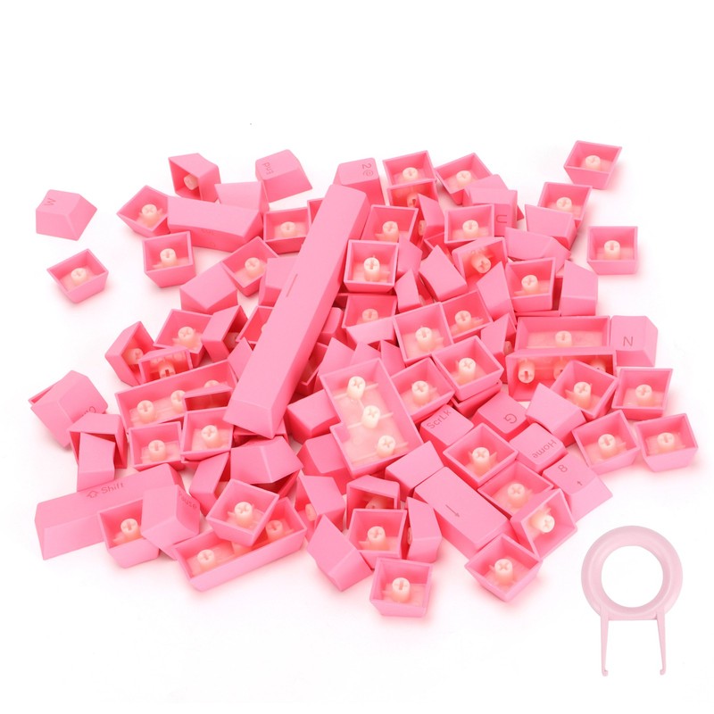 PBT Keycaps Ergonomic Design Oil Resistant Colorful 108 Key Video