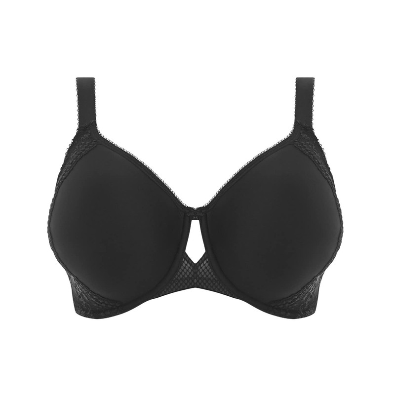 Elomi Women's Plus Size Seamless, Black, 46FF