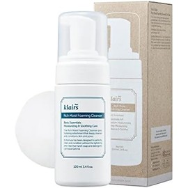 Klairs Rich Moist Foaming Cleansing 100ml, Korean Cosmetics, Korean Beauty, Kpop Beauty, Kstyle