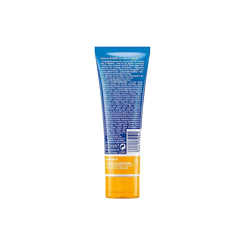 NIVEA NIVEA Sun Protection & Care Face Sun Cream with