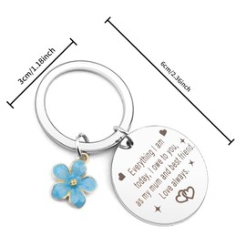 Prrivnix Gifts For Mum Christmas Stocking Fillers Keyrings Mother's Day Gifts Mother Birthday Gifts For Mum On Her Birthday Mom Birthday Gifts Mum Birthday Gift From Son Gifts For Mummy From Daughter