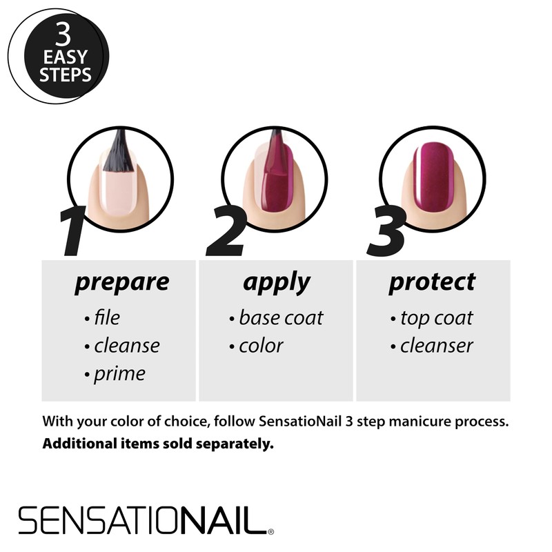 Sensationail Gel Nail Polish Color Kit - 10 Most Popular