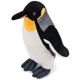 Carolata King Penguin Plush Toy (Standing/Parent/Length 7.7 x Width 6.9 x Height 12.6 inches (19.5 x 17.5 x 32 cm), Inspected 2 Times) Animal Toy, Birthday Gift, Penguin Gift