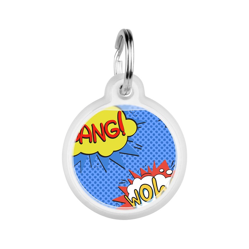 Pet ID Tag for Dog Cat with QR Passport Global
