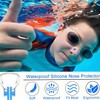 DILUSILK 10 Pcs Nose Clips Swimming, Waterproof Training Swim Nose