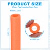 PATIKIL 4 Pcs Pipe Insulation Foam Tube, Pool Noodles Foam