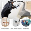 HVLP Spray Gun with 10Pcs 650ML Disposable Paint Cups, 4