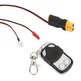Dilwe Winch Control, Remote Control Winch Control Compatible with SCX10 D90 D110 TF2 TRX4 KM2 RC Model Car (XT60 Plug)