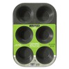 casaWare Toaster Oven 6 Cup Muffin Pan NonStick Ceramic Coated