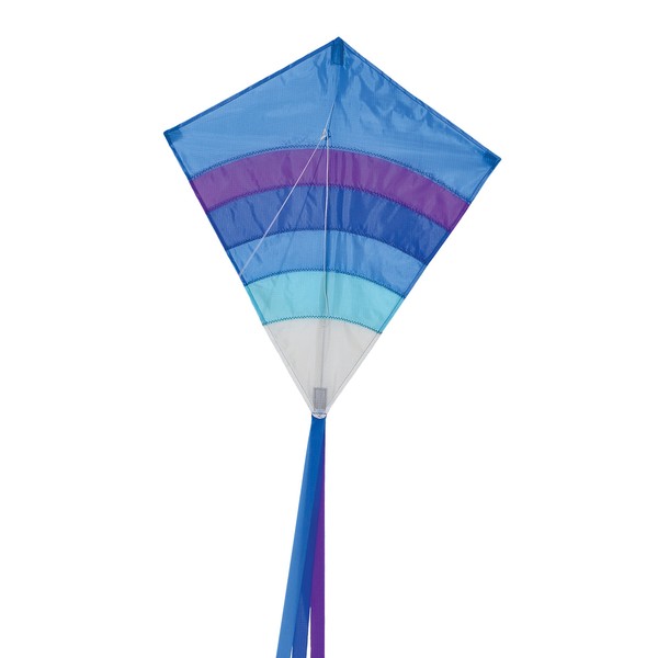 In the Breeze Cool Arch 27 Inch Diamond Kite - Single Line - Ripstop Fabric - Includes Kite Line and Bag - Great Beginner Kite