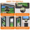 KYOSTAR RV Window Shade Compatible with Lippert Prepped Entry Doors,