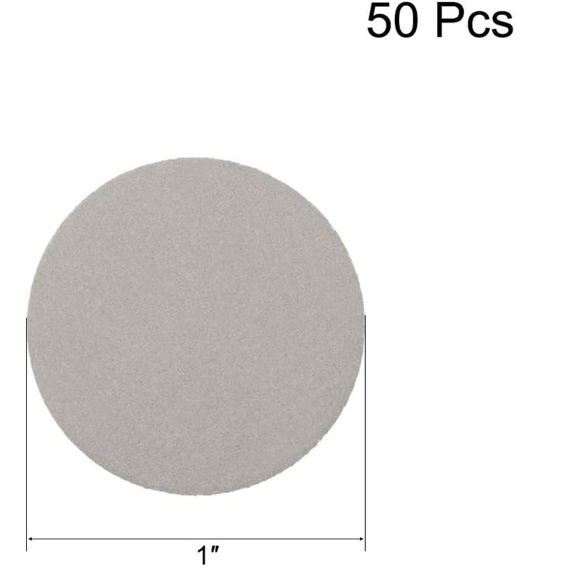 TOP-VIGOR 50Pcs 25mm Wet and Dry Sanding Discs, 5000 Grit