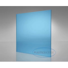 PlasticsAcrylic Light-Blue Transparent Acrylic Plexiglass sheet 1/8" x 6" x 12" #2069