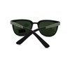 Vintage Retro Unisex Sunglasses Square Frame Retro Rewind Matte Black