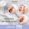 TITANIA Solingen Cuticle Scissors with Tower Tip (Gold-Plated, 9.5 cm)