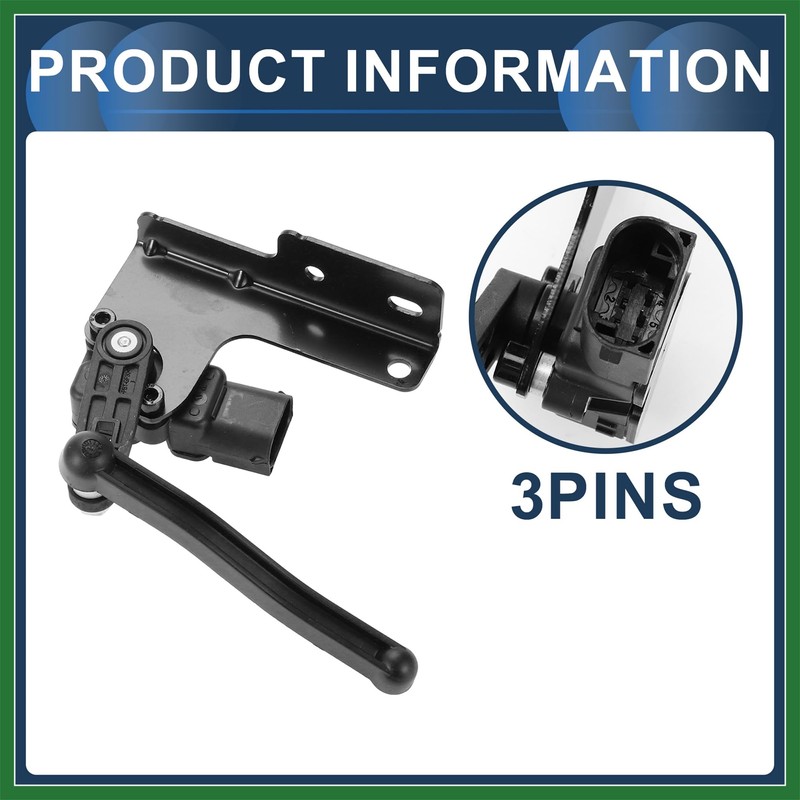Motoforti Air Suspension Ride Height Level Sensor, Front Right Height