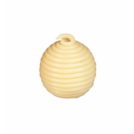 Candle by the Hour 60-Hour Round Candle Refill, Eco-friendly Natural Beeswax with Cotton Wick