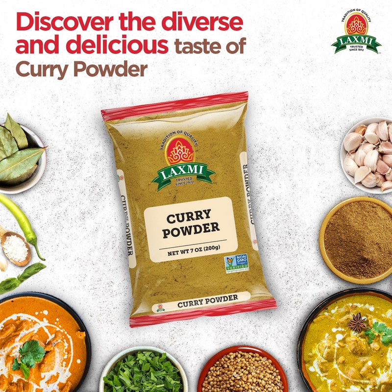 Laxmi Curry Powder 200gm (7oz) | Curry powder seasoning with