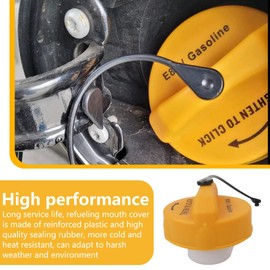 Fuel Tank Filler Cap, Gas Cap by BLUE ELF Fit for Ram 2011 Ram Dakota 3.7L Gas / 4.7L Flex Repl.# 52030379AA, 52030379AB, 52030380AA, 52030380AB 4766580AB, 4766580AA