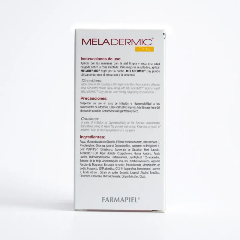 Crema Facial Despigmentante Meladermic Day con FPS20 para Manchas y